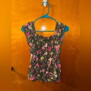 LOFT Floral Multicolor Blouse